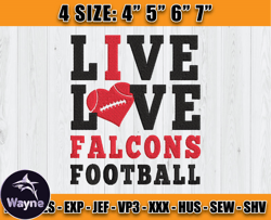 Atlanta Falcons Embroidery, NFL Falcons Embroidery, NFL Machine Embroidery Digital, 4 sizes Machine Emb Files-19-Wayne