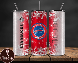 Buffalo Bills Christmas Tumbler Png, NFL Merry Christmas Png, NFL, NFL Football Png 36