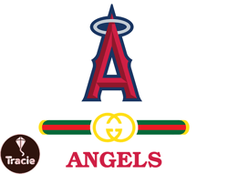 Los Angeles Angels PNG, Gucci MLB PNG, Baseball Team PNG,  MLB Teams PNG ,  MLB Logo Design 02