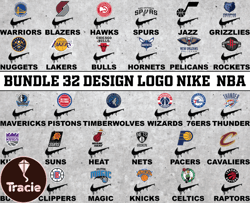 Bundle 32 design logo Nike NBA, NBA Logo,NBA Logo Team,NBA Png,NBA SVG, NBA Design 13