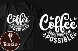 Coffee Typography T-shirt Design