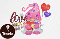 Gnome Valentine Sublimation Design 15