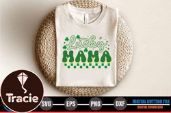 Lucky Mama, Mother day PNG, Mother day PNG – St.Patricks Day Retro SVG Design 299