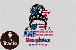 All American Daughte, 4th of July PNG Design 05