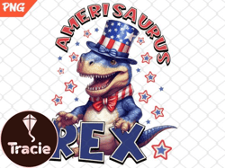 Dinosaur 4th of July Png, Usa Png Design 26
