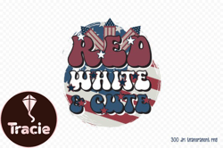Retro 4th of July PNG, Red White & Cute Design 01