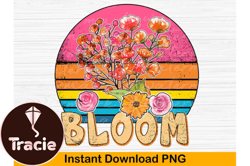 Flower Bloom Sublimations Png, Flower Design 60