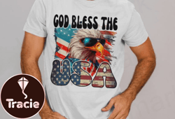God Bless the USA Png, Red White Blue Design 08