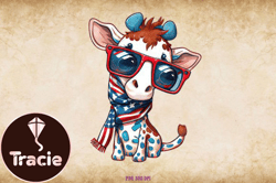 Patriotic Hamster Clipart 4th of July Design 18