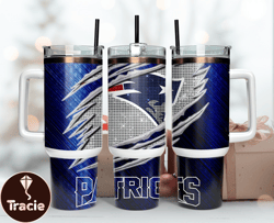 New England Patriots Tumbler 40oz Png, 40oz Tumler Png 52 by Tracie shop