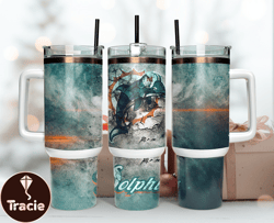 Miami Dolphins Tumbler 40oz Png, 40oz Tumler Png 52 by Cooperstein St