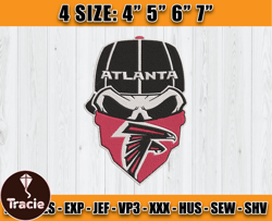 Atlanta Falcons Embroidery, NFL Falcons Embroidery, NFL Machine Embroidery Digital, 4 sizes Machine Emb Files -01-Tracie