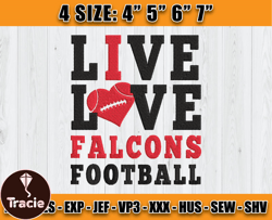 Atlanta Falcons Embroidery, NFL Falcons Embroidery, NFL Machine Embroidery Digital, 4 sizes Machine Emb Files-19-Tracie