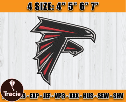Atlanta Falcons Embroidery, NFL Falcons Embroidery, NFL Machine Embroidery Digital, 4 sizes Machine Emb Files-22-Tracie