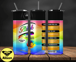 Bitch Spray, Bitch Be Gone 20oz Tumbler Wrap PNG File For Sublimation, Rainbow Bitch Spray, Tumbler PNG 02