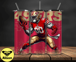 San Francisco 49ers NFL Tumbler Wraps, Tumbler Wrap Png, Football Png, Logo NFL Team, Tumbler Design 28
