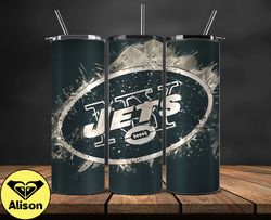 New York JetsNFL Tumbler Wrap, Nfl Teams, NFL Logo Tumbler Png, NFL Design Png Design 06