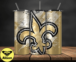 New Orleans SaintsNFL Tumbler Wrap, Nfl Teams, NFL Logo Tumbler Png, NFL Design Png Design 08
