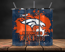 Denver Broncos Logo NFL, Football Teams PNG, NFL Tumbler Wraps PNG Design 16