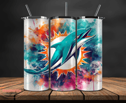 Miami Dolphins Logo NFL, Football Teams PNG, NFL Tumbler Wraps PNG Design 50