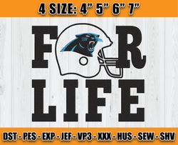 Panthers Embroidery, NFL Girls Embroidery, NFL Machine Embroidery Digital, 4 sizes Machine Emb Files -12 Reginalde