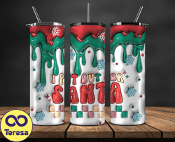 Grinchmas Christmas 3D Inflated Puffy Tumbler Wrap Png, Christmas 3D Tumbler Wrap, Grinchmas Tumbler PNG 54