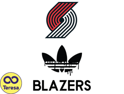 Portland Trail Blazers PNG, Adidas NBA PNG, Basketball Team PNG,  NBA Teams PNG ,  NBA Logo Design 17