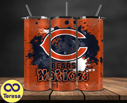 Chicago Bears Logo NFL, Football Teams PNG, NFL Tumbler Wraps PNG Design 14