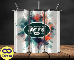 New York Jets Logo NFL, Football Teams PNG, NFL Tumbler Wraps PNG Design 34