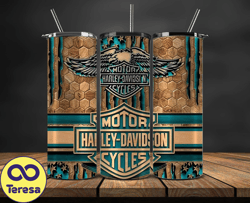 Harley Tumbler Wrap,Harley Davidson PNG, Harley Davidson Logo, Design by Cookies 50