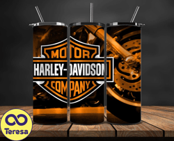 Harley Tumbler Wrap,Harley Davidson PNG, Harley Davidson Logo, Design by Cookies 57
