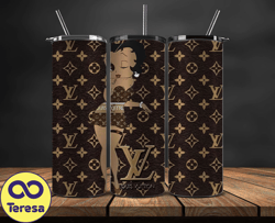 LV Tumbler Wrap, Lv Tumbler Png, Lv Logo , Luxury Tumbler Wraps, Logo Fashion Design 07