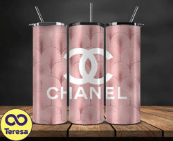 Chanel Tumbler Wrap, Chanel Tumbler Png, Chanel Logo , Luxury Tumbler Wraps, Logo Fashion Design 30