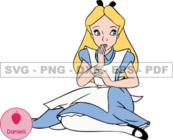 Alice in Wonderland Svg, Alice Svg, Cartoon Customs SVG, EPS, PNG, DXF 63