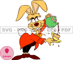 Alice In Wonderland Rabbit Characters Svg, Dormouse Alice In Wonderland Png 141