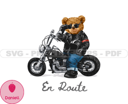 Harley Biker Bear, Motorbike SVG PNG, Harley Logo, Skull SVG Files, Motorcycle Tshirt Design, Digital Download 137
