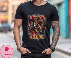 San Francisco 49ers  TShirt, Trendy Vintage Retro Style NFL Unisex Football Tshirt, NFL Tshirts Design 26