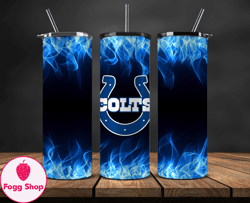 Colts Tumbler Wrap ,Tumbler 20oz with fire effect  09