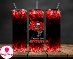 Tampa Bay Buccaneerss Tumbler Wrap ,Tumbler 20oz with fire effect  30