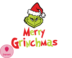 Grinch Christmas SVG, christmas svg, grinch svg, grinchy green svg, funny grinch svg, cute grinch svg, santa hat svg 01
