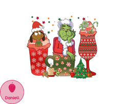 Grinch Christmas SVG, christmas svg, grinch svg, grinchy green svg, funny grinch svg, cute grinch svg, santa hat svg 91