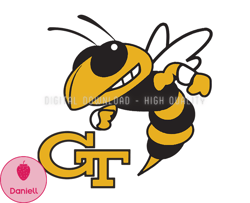 Georgia Tech Yellow JacketsRugby Ball Svg, ncaa logo, ncaa Svg, ncaa Team Svg, NCAA, NCAA Design 129