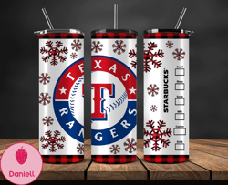 Texas Rangers Png,Christmas MLB Tumbler Png , MLB Christmas Tumbler Wrap 10