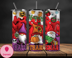 Christmas 20oz Tumbler Wrap PNG, Christmas 3D Inflated Puffy Tumbler Wrap Png, Grinchmas 20oz Png 42