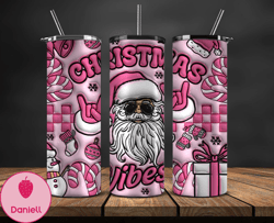 Christmas 20oz Tumbler Wrap PNG, Christmas 3D Inflated Puffy Tumbler Wrap Png, Grinchmas 20oz Png 234