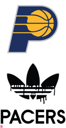 Indiana Pacers PNG, Adidas NBA PNG, Basketball Team PNG,  NBA Teams PNG ,  NBA Logo Design 04