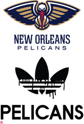 New Orleans Pelicans PNG, Adidas NBA PNG, Basketball Team PNG,  NBA Teams PNG ,  NBA Logo Design 22