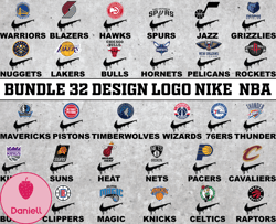 Bundle 32 design logo Nike NBA, NBA Logo,NBA Logo Team,NBA Png,NBA Tumbler, NBA Design 13