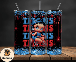 Tennessee Titans Tumbler Wraps, NFL Teams, Betty Boop Tumbler, Betty Boop Wrap, Logo NFL Png, Tumbler Design by Daniell