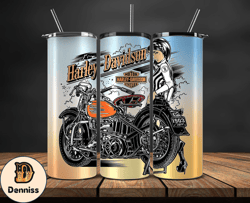 Harley Tumbler Wrap,Harley Davidson PNG, Harley Davidson Logo, Design by Daniell 87